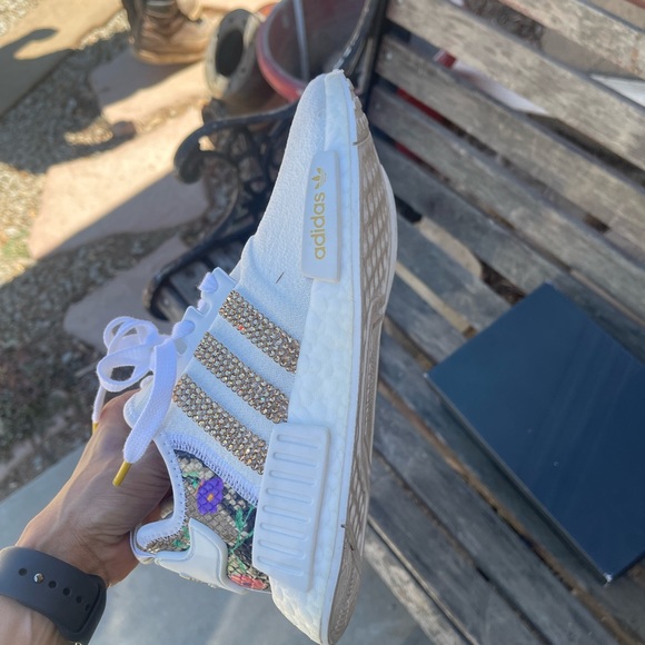 Swarovski Snakeprint Womens Adidas 6 - Picture 9 of 9